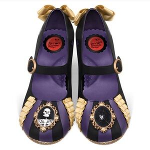 Hot Chocolate Design Haunted Mansion Heels Size 6 NWT With Box